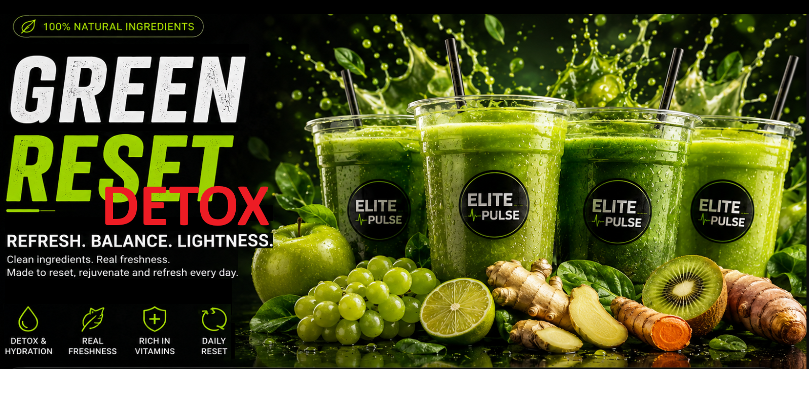 Fresh green blends for a lighter refresh.