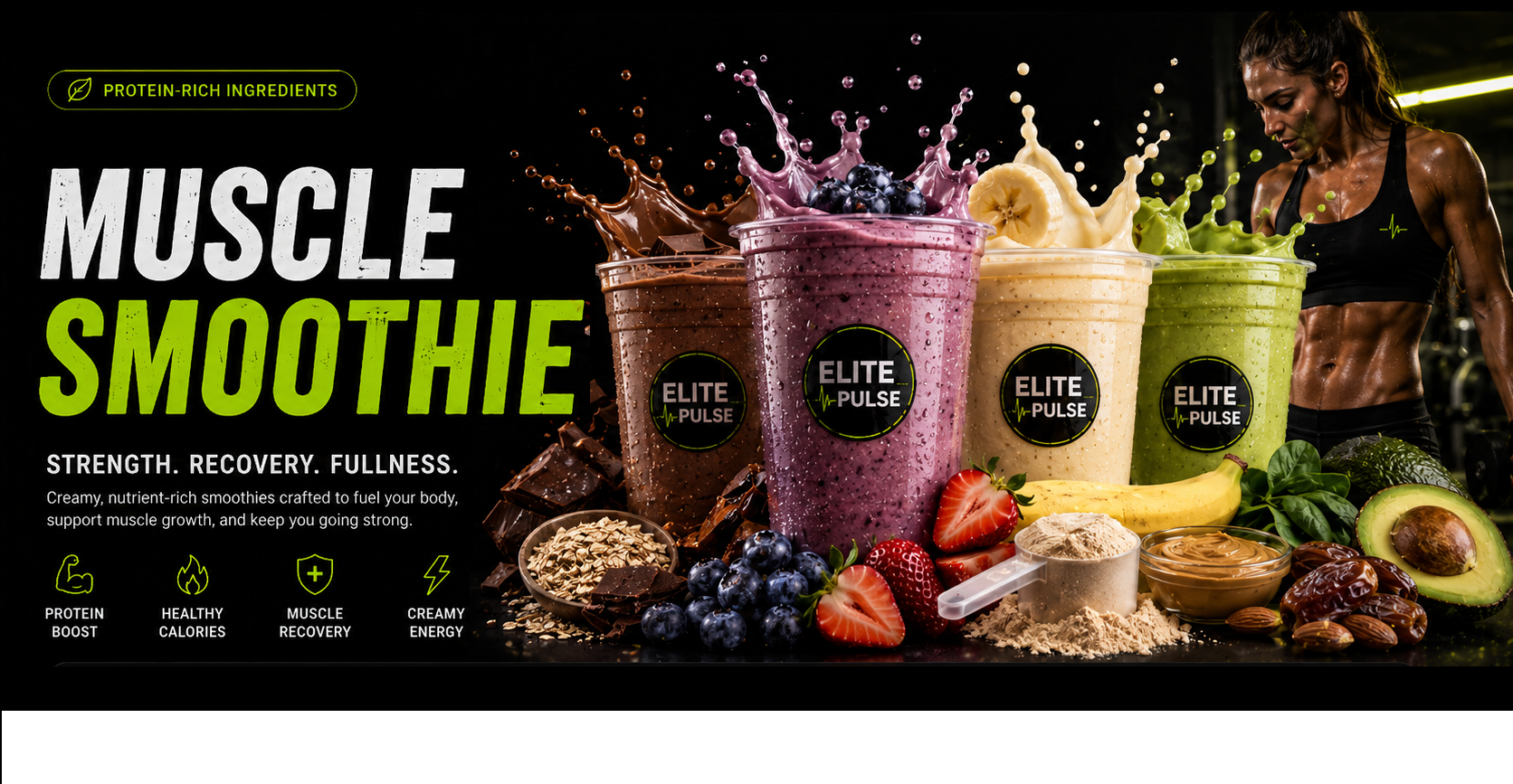 High Protein Muscle Smoothie
